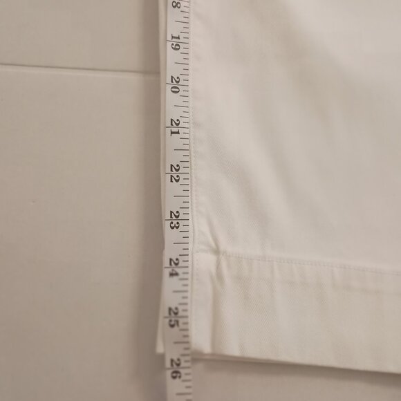 Spanx Women’s White Stretch Twill Cropped Wide Leg Pants 4 Pockets Size XL NWT - Picture 10 of 15